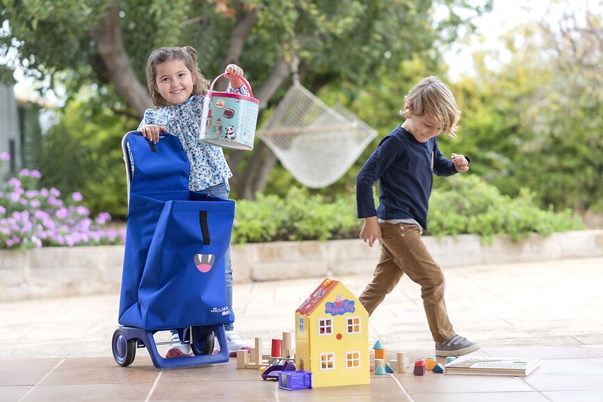 Rolser Joy 1700 Monster Kid Καρότσι Αγορών για παιδιά, λαχανί