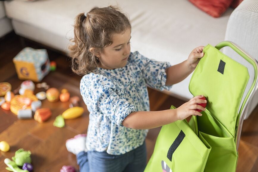 Rolser Joy 1700 Voziček za nakupovanje Monster Kid, limeta