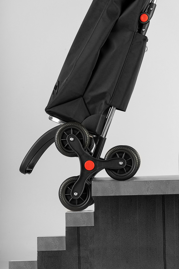 Rolser Logic RD6 Tweed Chariot de courses pliable, noir