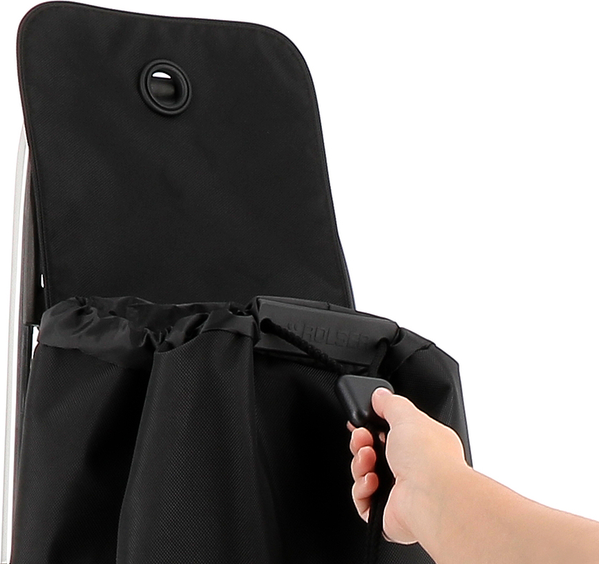 Rolser Logic RD6 Tweed Chariot de courses pliable, noir