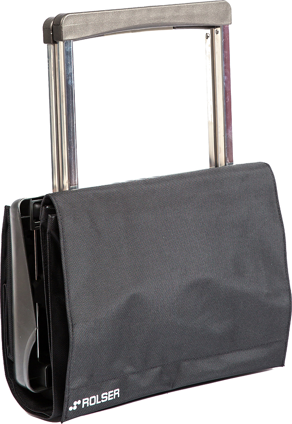 Rolser Plegamatic Chariot de courses pliable, noir