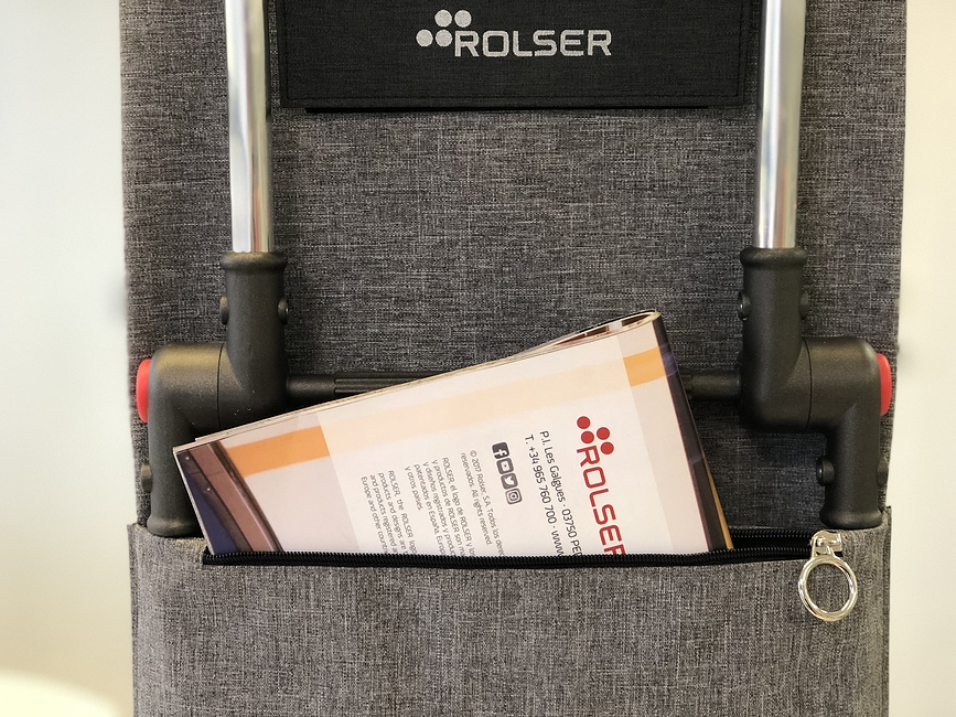 Wózek na zakupy Rolser Kangaroo Logic RSG szary składany