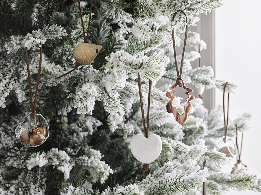 Adorno navideño con forma de hoja Nordic Tales