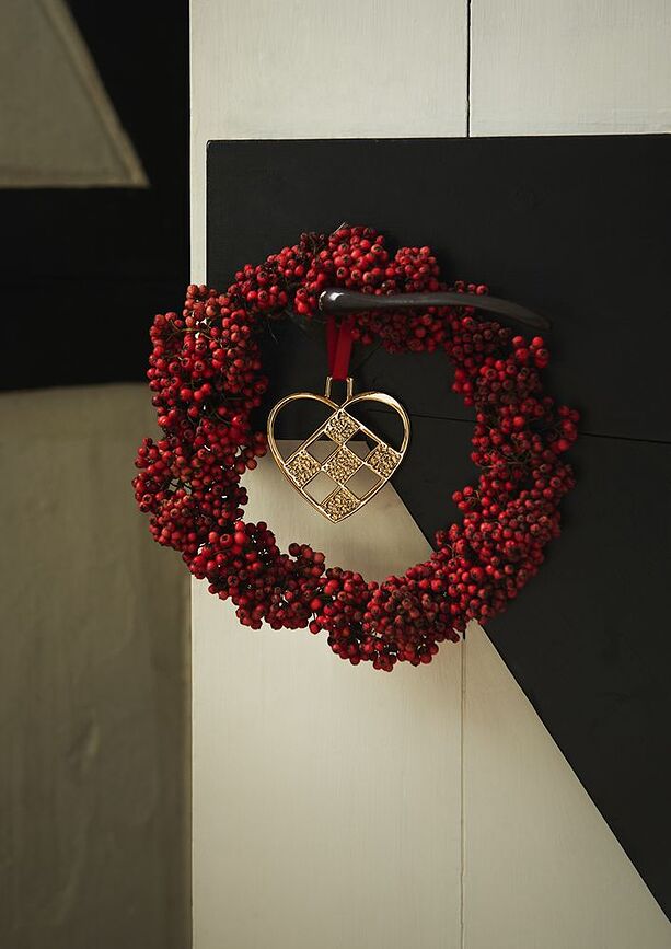 Adorno Navideño Karen Blixen, Corazón, pequeño, dorado