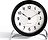 Arne Jacobsen Station Horloge de Table, noire et blanche