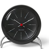 Arne Jacobsen Table clock black