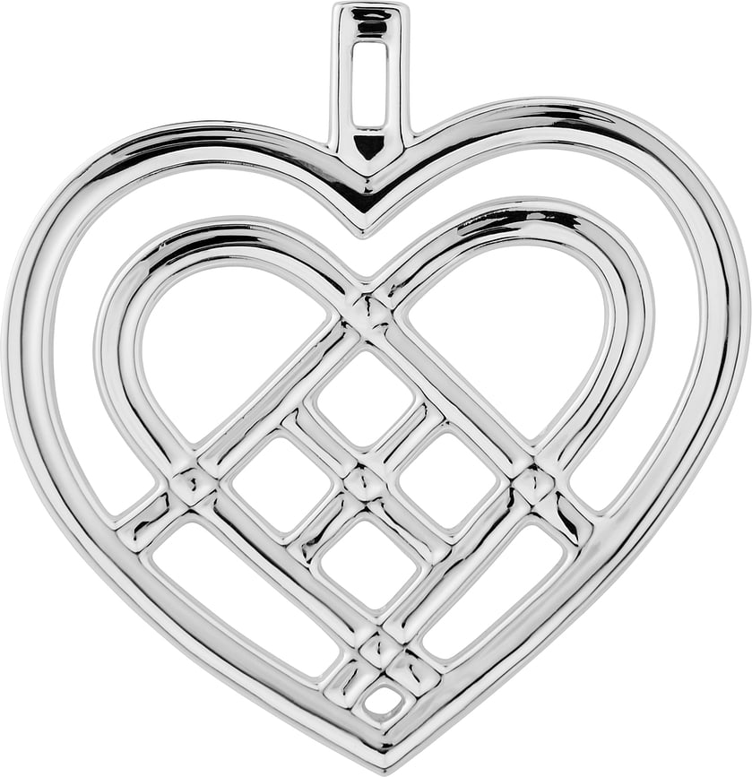 Colgante navideño Karen Blixen, corazón dorado