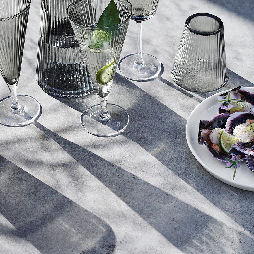 Copas de Champán Grand Cru Nouveau, 200 ml, ahumadas, 2 unidades