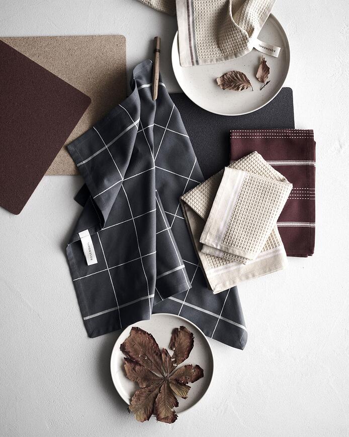 Corki Set de Table 30 x 43 cm, bordeaux