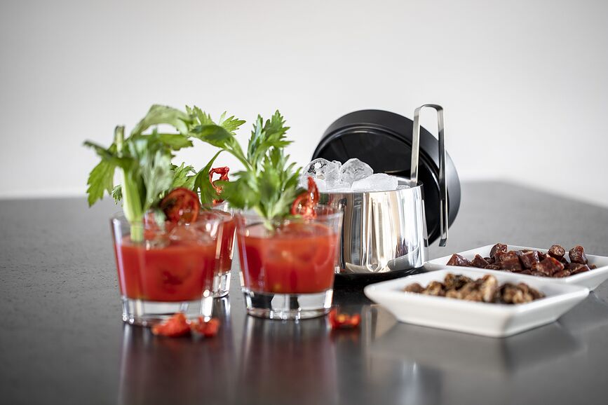 Cubo de Hielo Grand Cru, de cristal, con pinzas