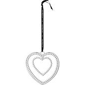 Dekoracja choinkowa Karen Blixen serce z kulek 12 cm