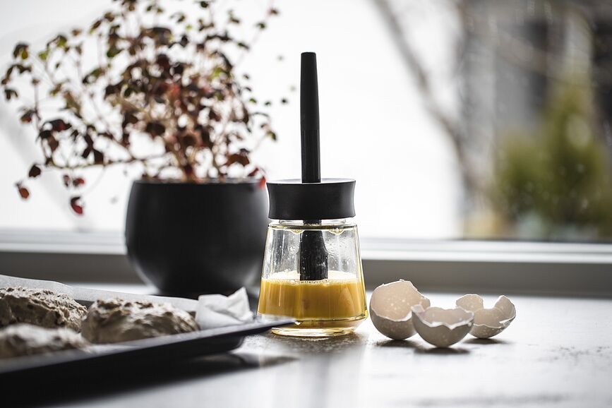 Dispensador de aceite y marinada Grand Cru, 250 ml, con pincel