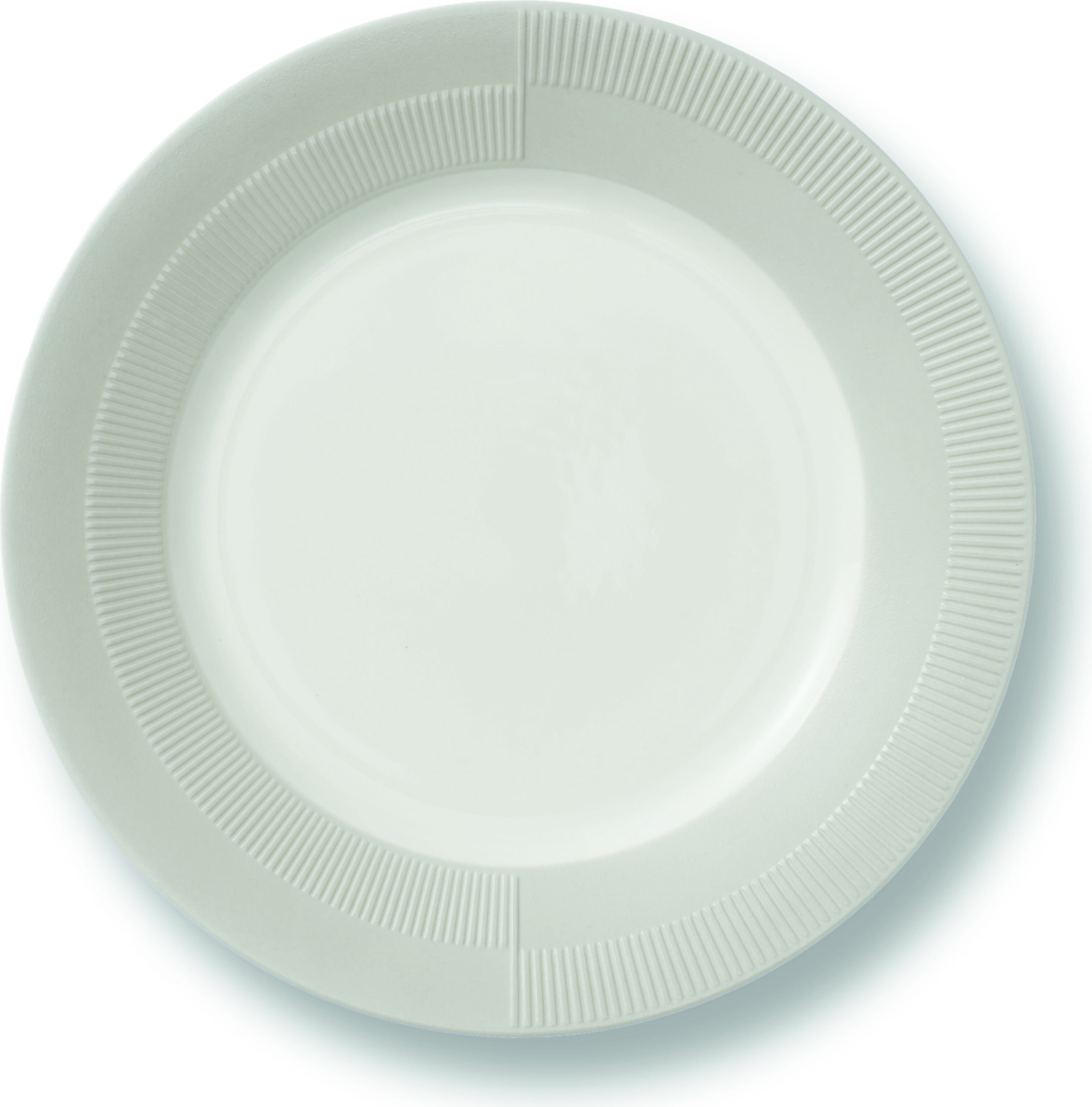 Duet Flacher Teller 23 cm grau