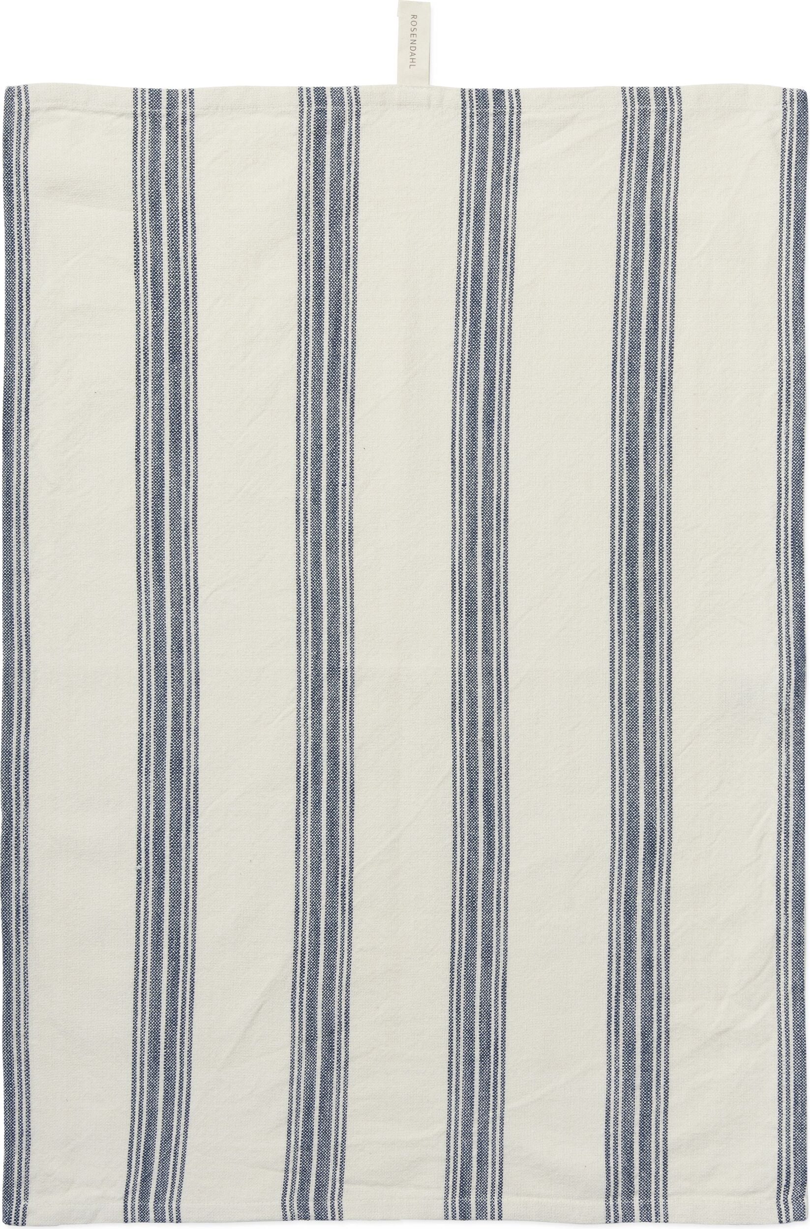 Garn Küchentuch 50 x 70 cm gestreift blau