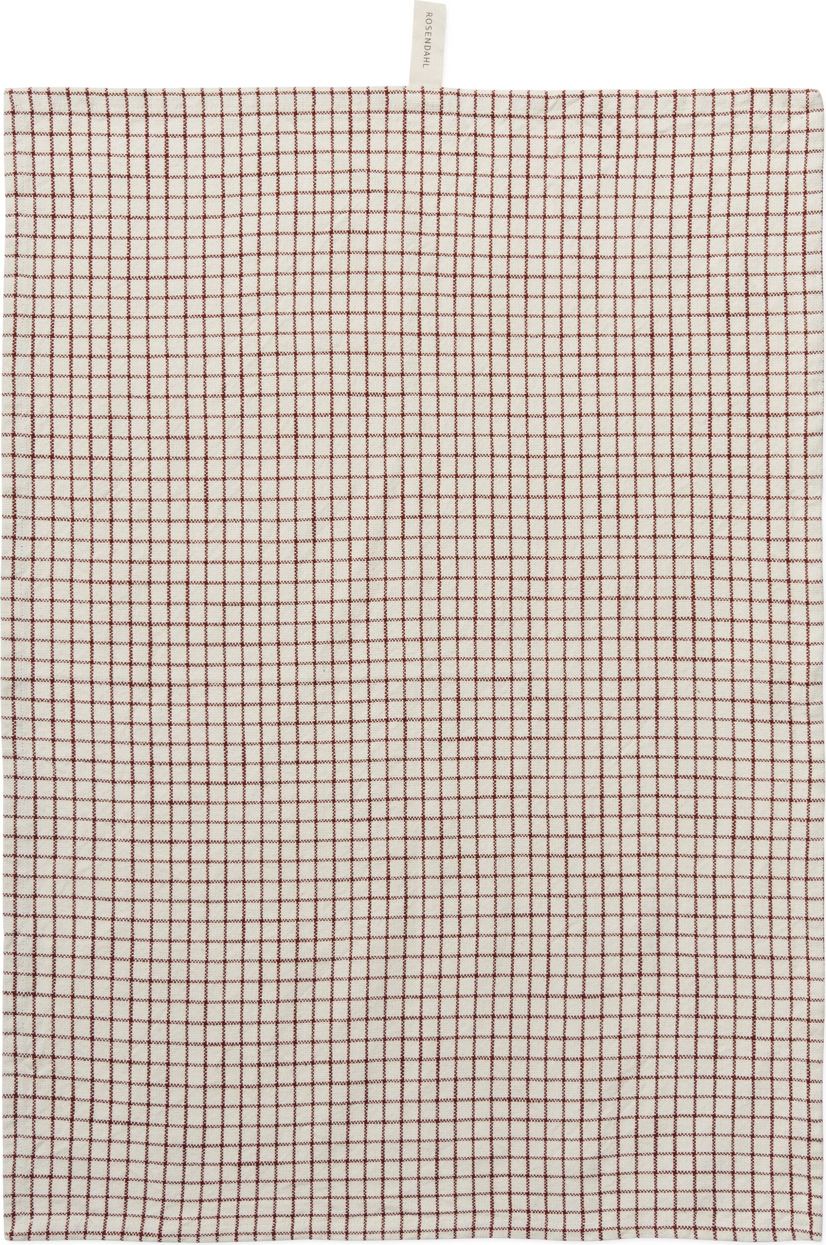 Garn Küchentuch 50 x 70 cm kariert Terrakotta