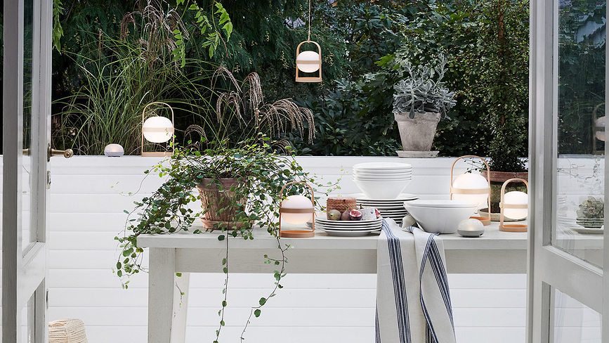 Garn Kuhinjska krpa, črtast vzorec, 50 x 70 cm, modra