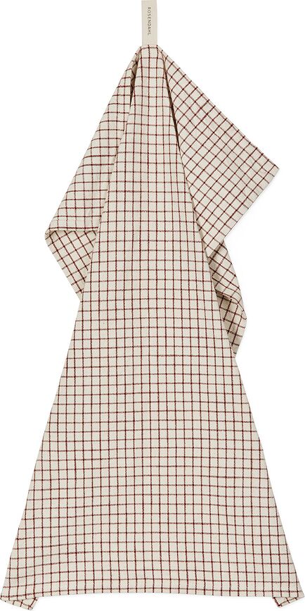 Garn Kuhinjska krpa, karirasta, 50 x 70 cm, terakota