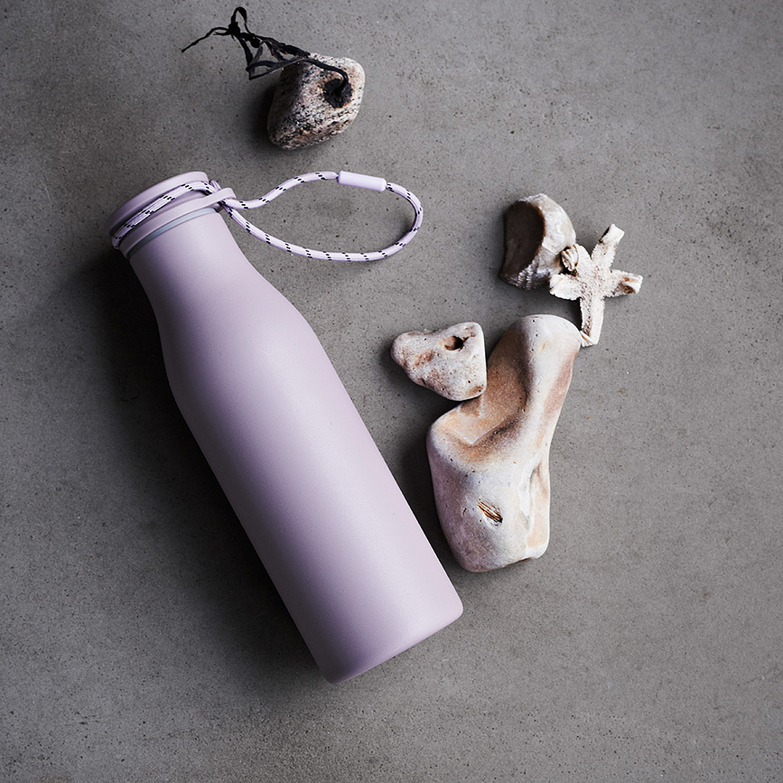 Grand Cru Bouteille isotherme avec anse, 500 ml, lavande