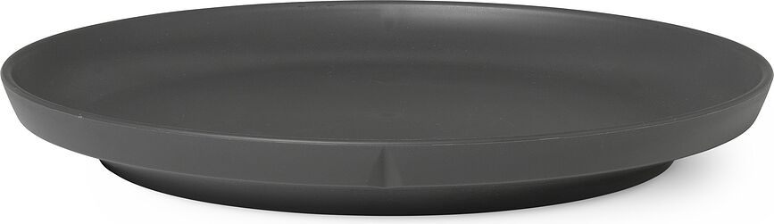 Grand Cru Circular Renew Assiettes à Déjeuner, 19,5 cm, grises foncées, Lot de 2