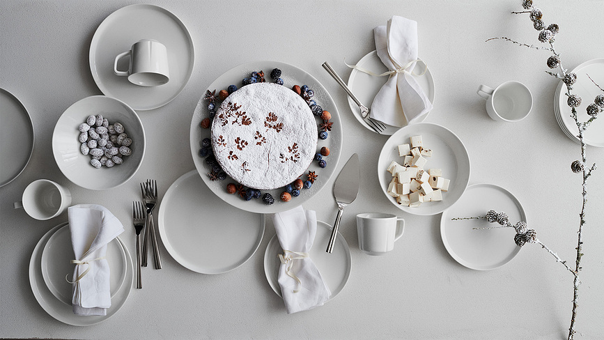 Grand Cru Essentials Assiettes à déjeuner 20,5 cm, blanches, Lot de 4