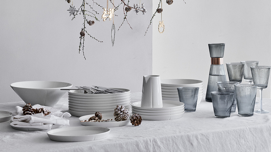 Grand Cru Essentials Assiettes à déjeuner 20,5 cm, blanches, Lot de 4