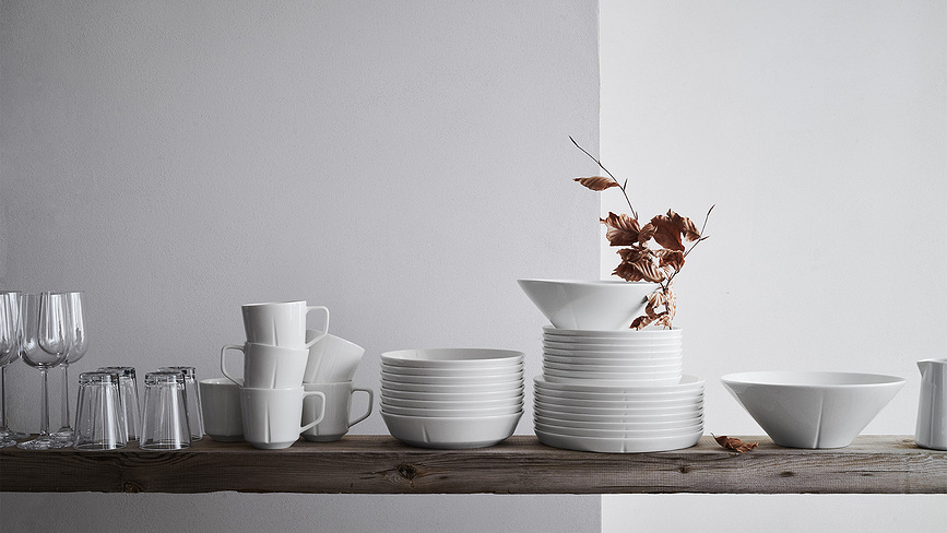 Grand Cru Essentials Assiettes en grès, 25 cm, blanches, Lot de 4