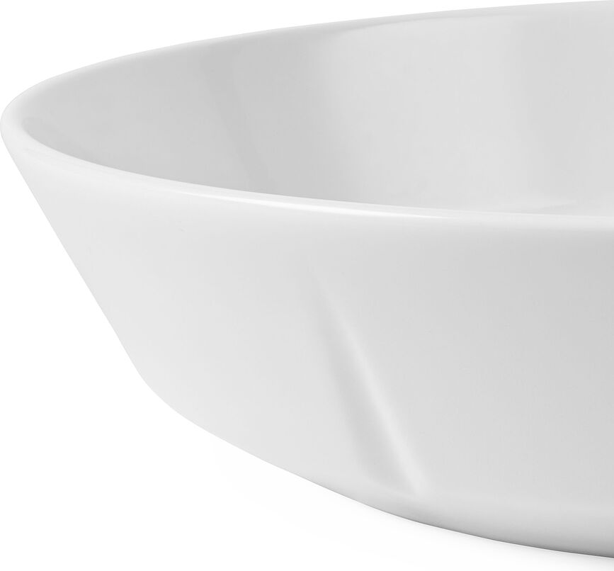 Grand Cru Essentials Bols peu profonds, 21 cm, blancs, Lot de 4