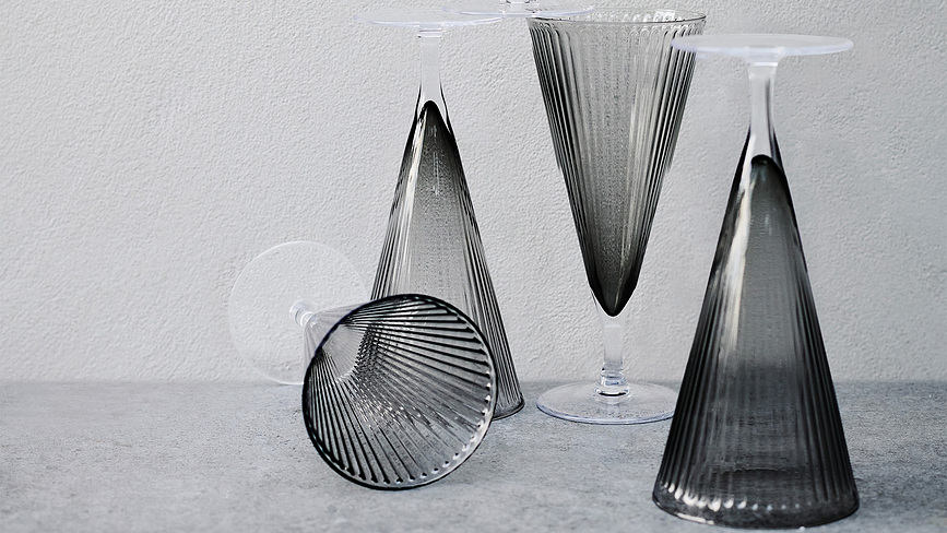 Grand Cru Nouveau Ποτήρια σαμπάνιας, 200 ml, φιμέ, 2 τμχ