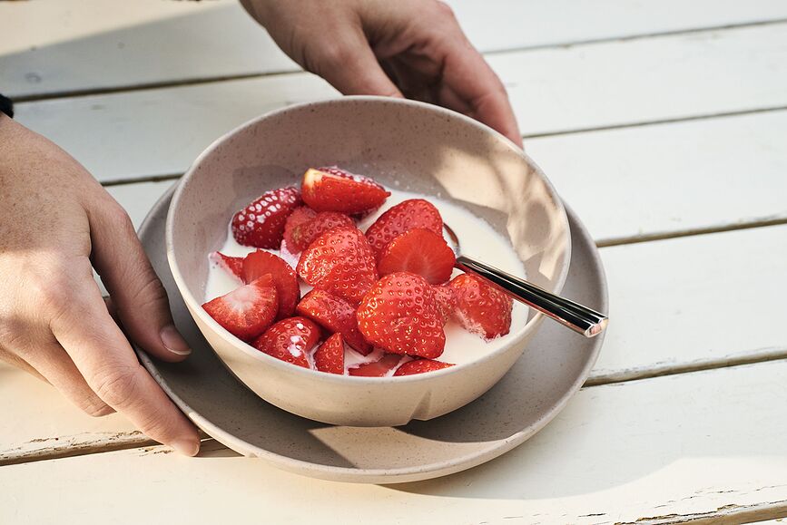 Grand Cru Take Skleda, bambusova, oker, 2 kosa