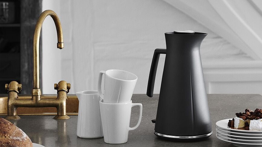 Hervidor eléctrico Grand Cru, 1,4 L, gris