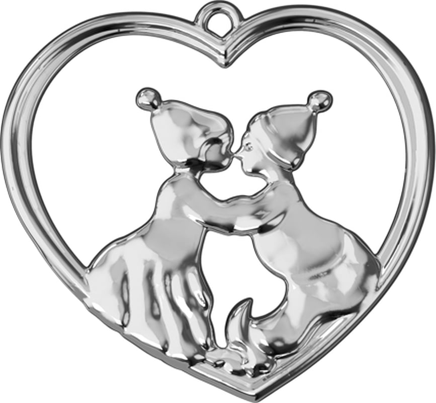 Karen Blixen Božićni Ukras vilenjaci 6,5 cm zlatni