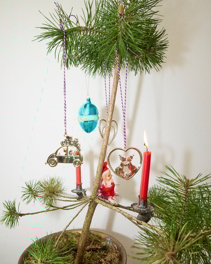 Karen Blixen Ornement de Noël Elfes, 6,5 cm, dorés