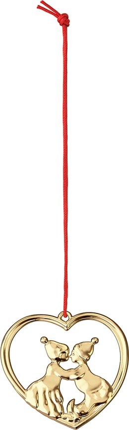 Karen Blixen Ornement de Noël Elfes, 6,5 cm, dorés