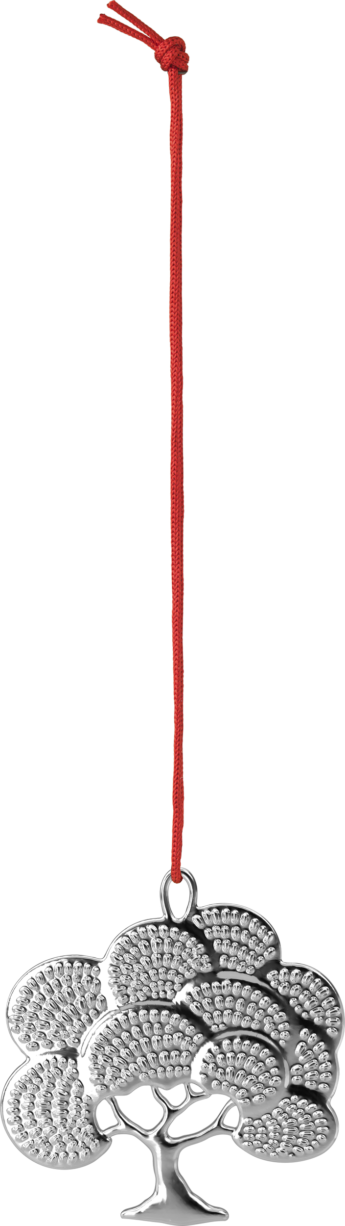 Karen Blixen Weihnachtsanhänger Eiche 6,5 cm, silber