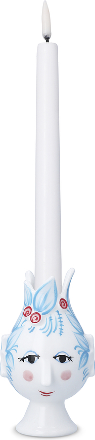 Κηροπήγιο Titania για κλασικό κερί 11,5 cm, γαλάζιο