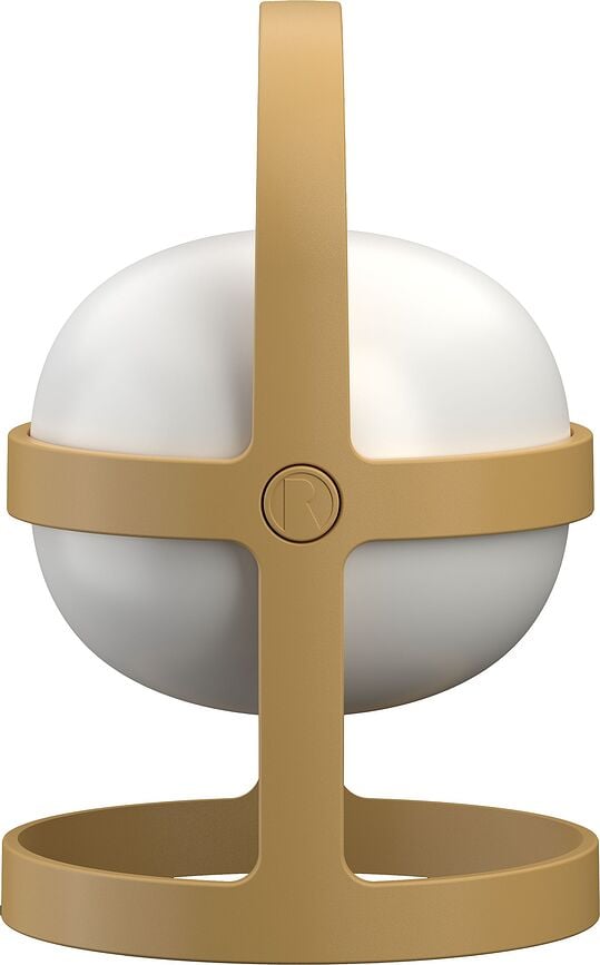 Lámpara solar Soft Spot, 18,5 cm, amarillo beige