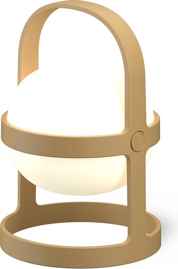 Lámpara solar Soft Spot, 18,5 cm, amarillo beige