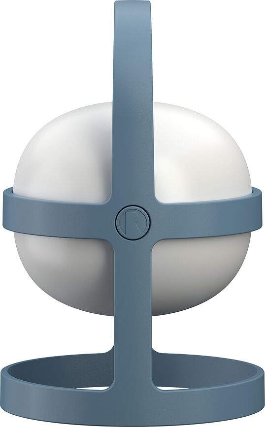 Lámpara solar Soft Spot, 25 cm, azul claro