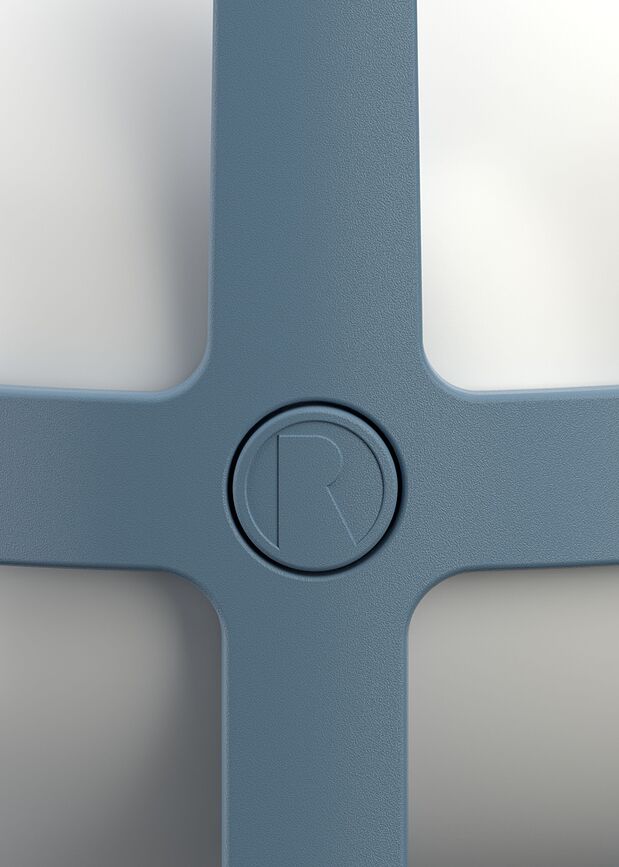 Lámpara solar Soft Spot, 25 cm, azul claro