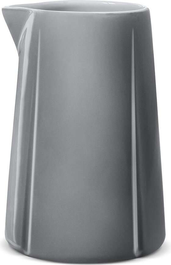 Lechera de porcelana Grand Cru, gris ahumado