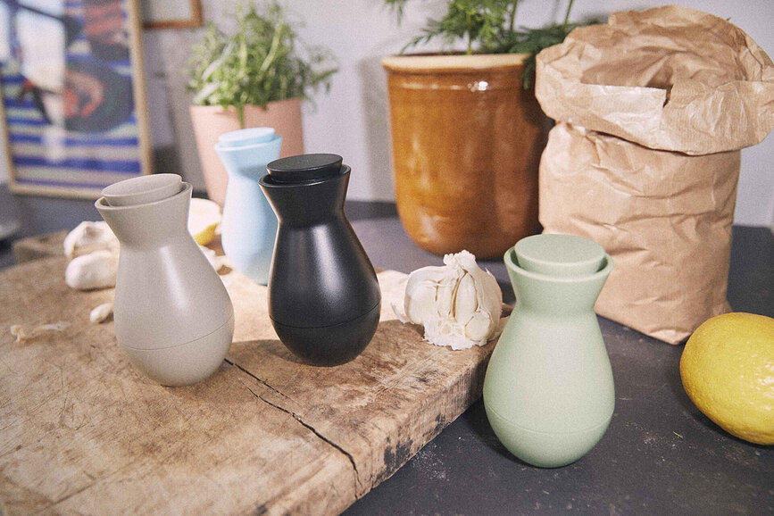 Mlinček za začimbe Spice Up 12 cm, bež