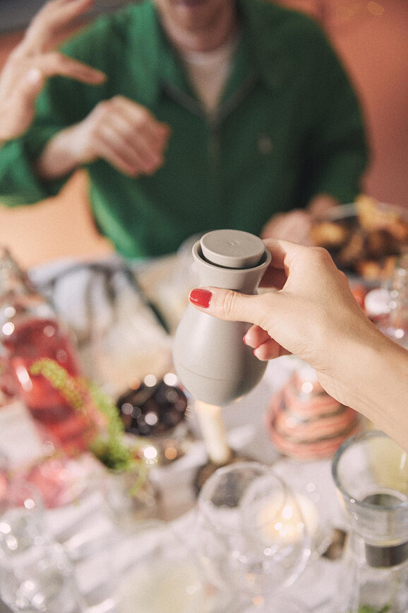 Molinillo de especias Spice Up 12 cm, beige