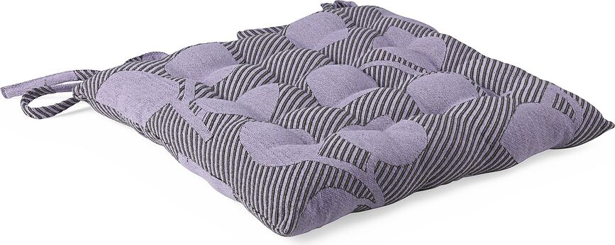 Natura Coussin de Chaise extérieur, 40 x 40 cm, violet-vert