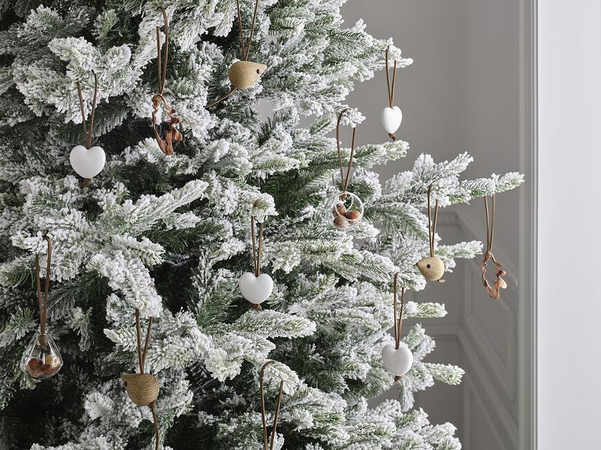 Nordic Tales Suspension de Noël, motif feuille