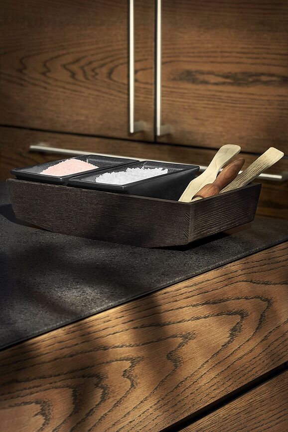 Organizador de Cocina Rå, de madera de fresno