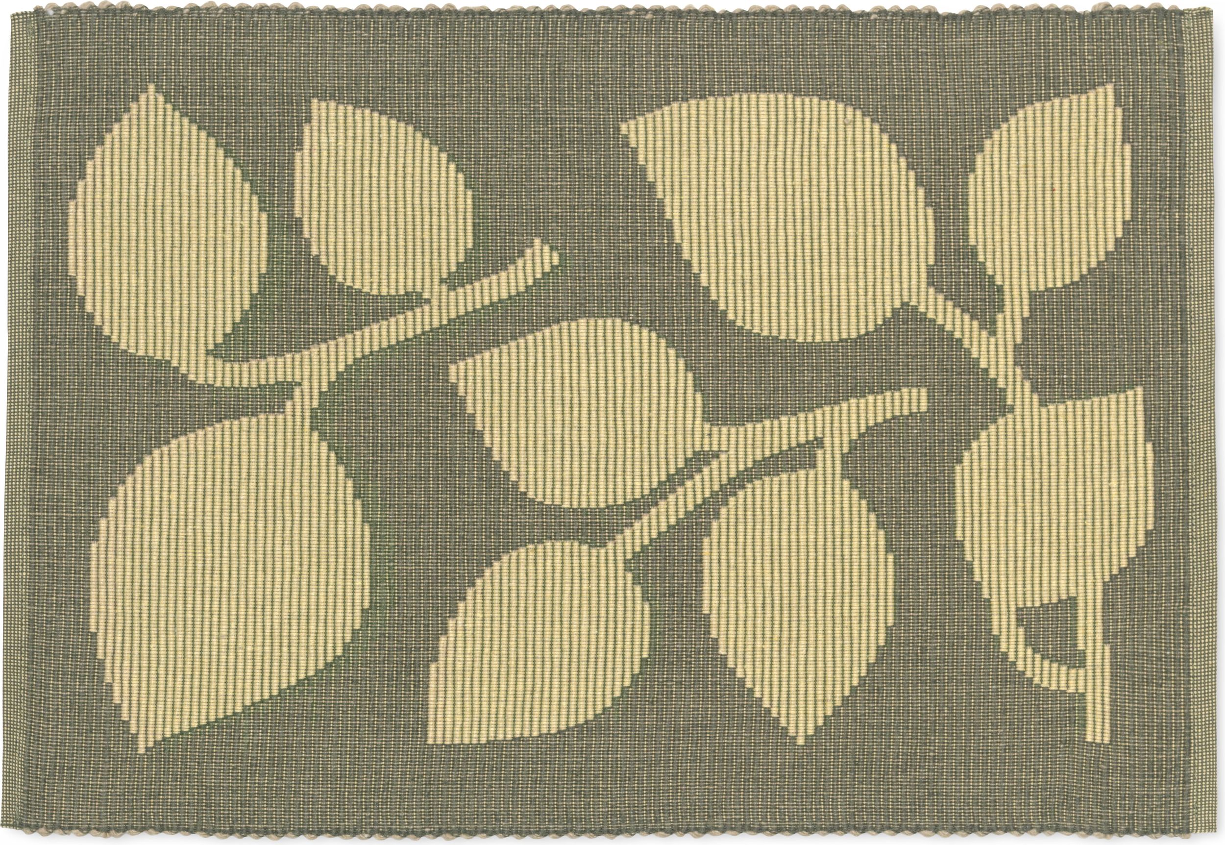 Outdoor Natura Tellerunterlage 30 x 43 cm grün-beige