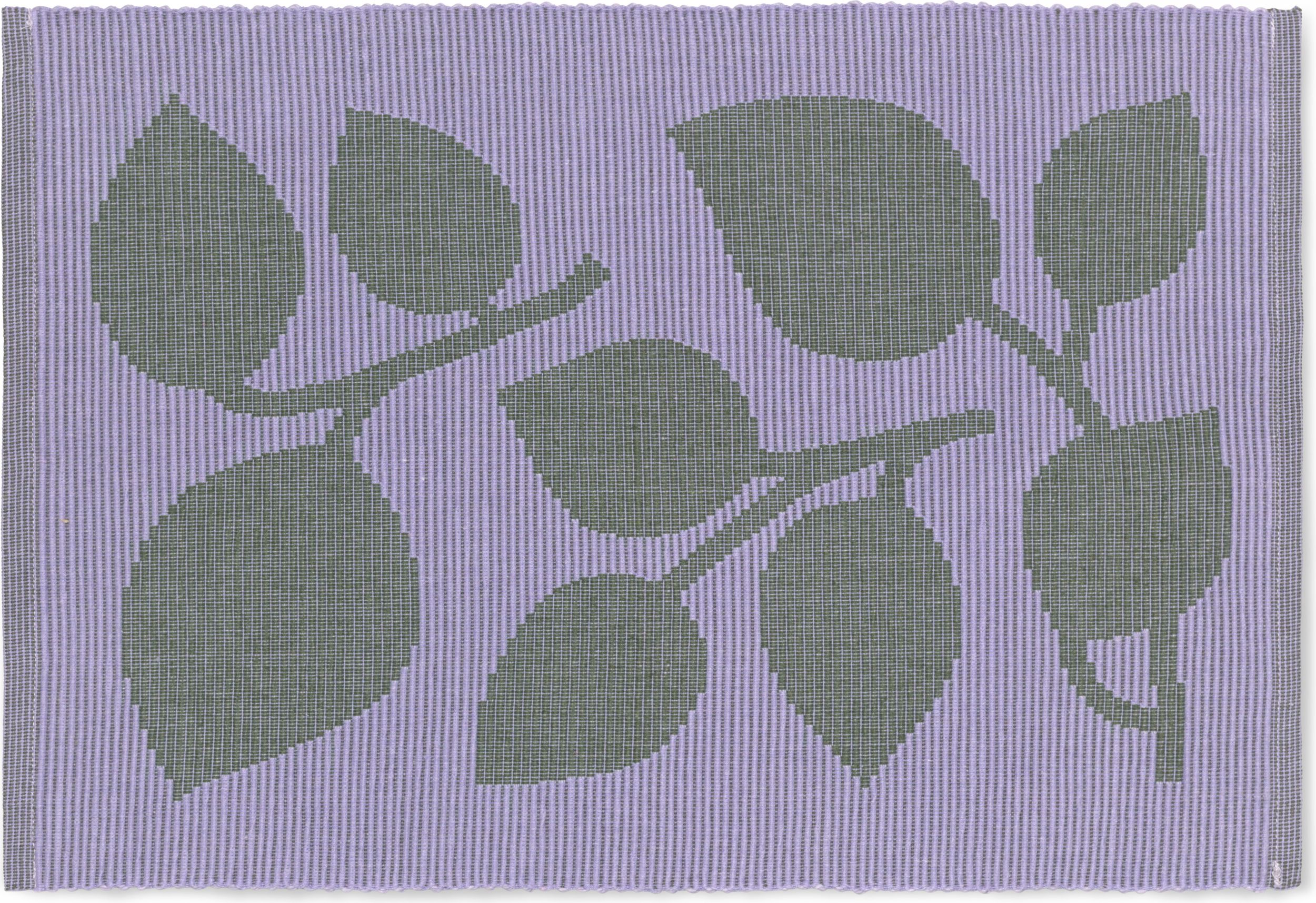 Outdoor Natura Tellerunterlage 30 x 43 cm violett-grün