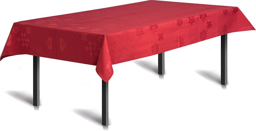 Покривка за маса Natale Damask 150 x 370 см червена