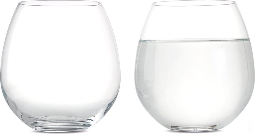 Premium Glass Kozarci za vodo, 2 kosa