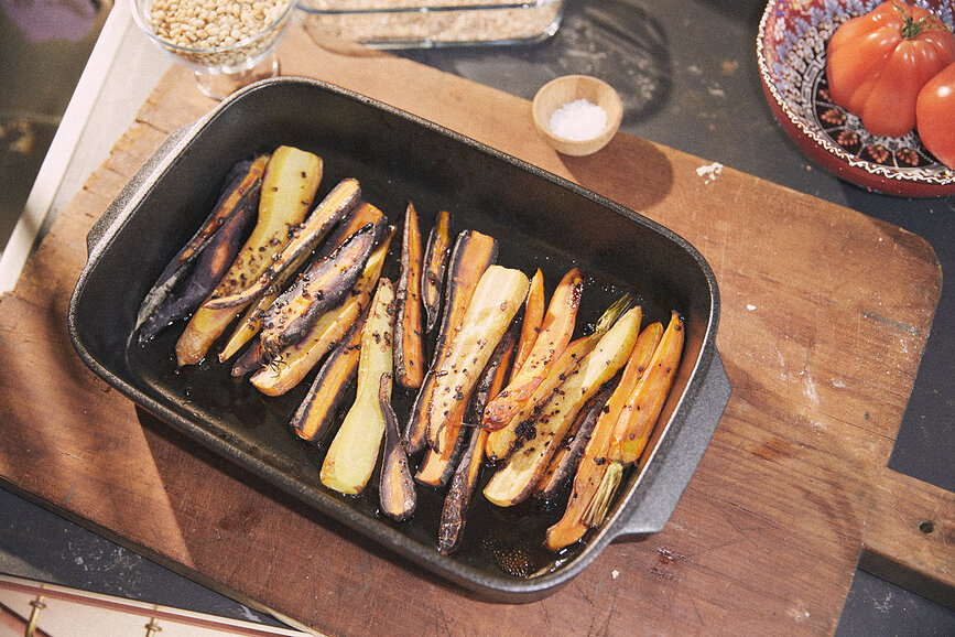 Πυρίμαχο σκεύος Cook 34 x 21,5 cm, σκούρο γκρι